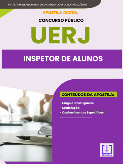 Apostila Concurso UERJ 2025 - Inspetor de Alunos