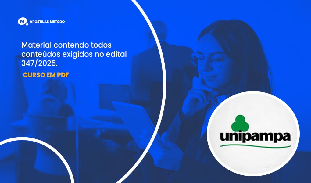 capa apostila unipampa 2025 assistente em administração
