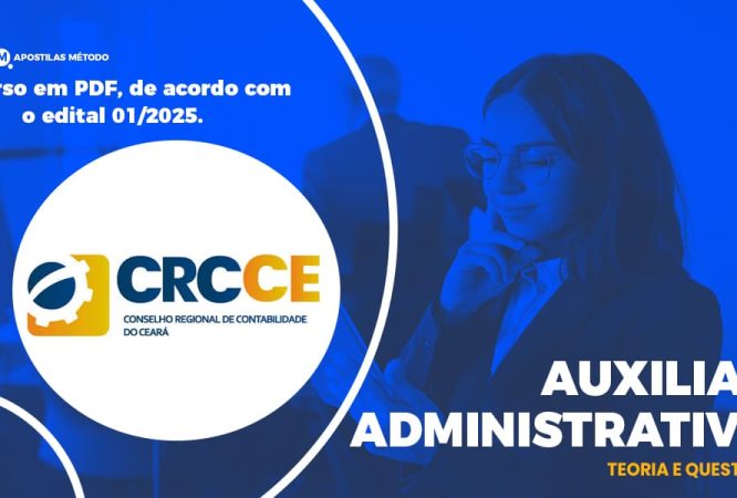 Apostila CRC CE 2026 - Auxiliar Administrativo