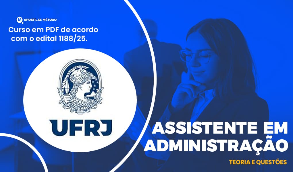 Apostila UFRJ 2026 Assistente em Administração